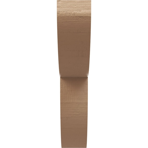 2in. W X 10in. D X 10in. H Series 1 Thin Crestline Rough Cedar Woodgrain TimberThane Corbel, Tan